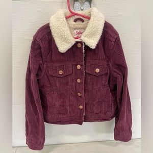 Justice lined fall jacket